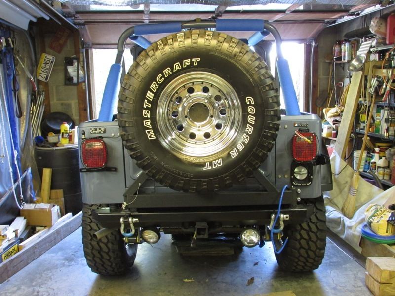 Best Tire Carrier for CJ7 with factory hardtop